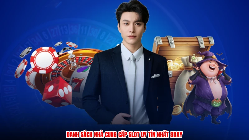 Danh sách nhà cung cấp slot uy tín nhất 8DAY