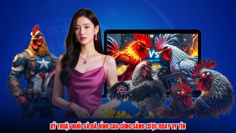 Kỹ Thuật Nuôi Gà Đá Đỉnh Cao Cùng Sảnh Cược 8DAY Uy Tín