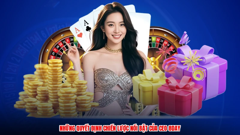 Những quyết định chiến lược nổi bật của CEO 8DAY