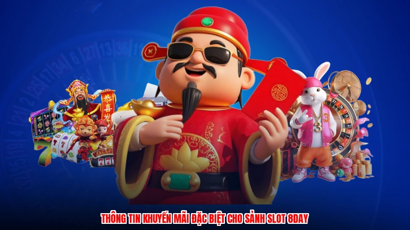 Thông tin khuyến mãi đặc biệt cho sảnh slot 8DAY